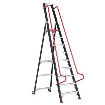 Altrex enkele magazijntrap Taurus 9 treden, Ophalen of Verzenden, Trap