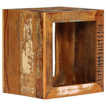 vidaXL Kruk 40x30x40 cm massief gerecycled hout, Huis en Inrichting, Verzenden, Nieuw