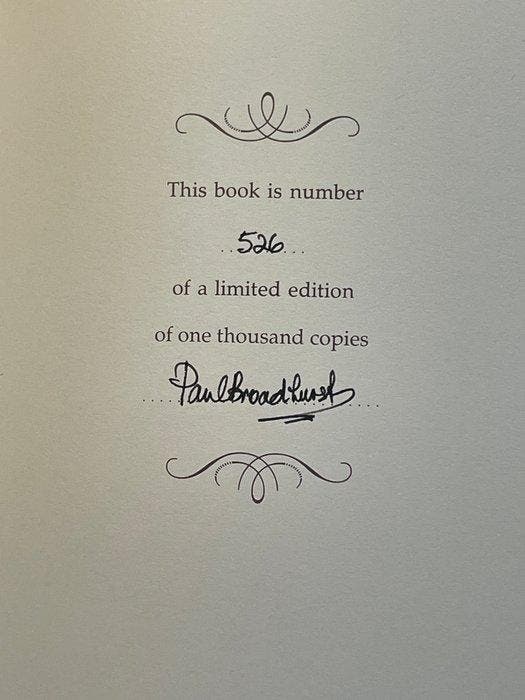 Paul Broadhurst - Secret Shrines - 1991, Antiquités & Art, Antiquités | Livres & Manuscrits