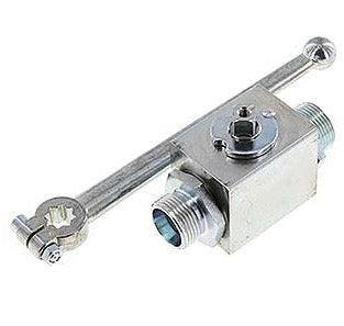 Anneau de coupe 15 L 2-Way Hydraulic Steel Ball Valve, Verzenden