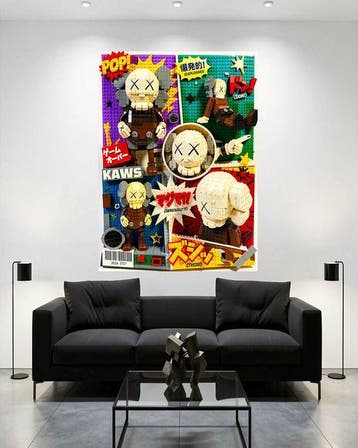 Jacob Hitt - XXL Lego KAWS w/COA, Nieuw