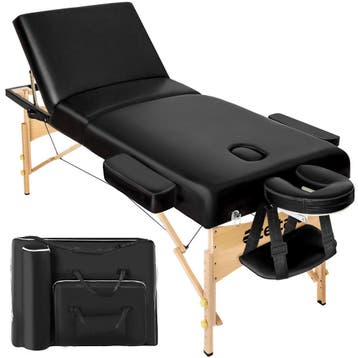 tectake 3-zones massagetafel met 10 cm matras en houten fram, Verzenden