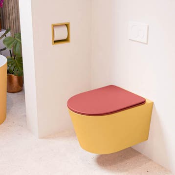 MONDIAZ LAVIE hangend toilet single fire rimless diepspoel, Ophalen of Verzenden, Nieuw, Overige typen