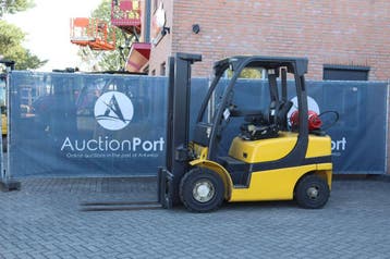 Veiling: Heftruck Yale GLP25VX LPG 2500kg 3.3m 2011, Ophalen