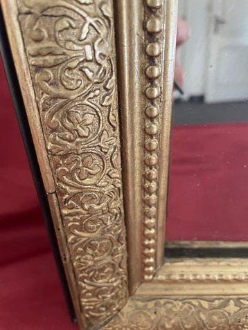 Miroir trumeau - Verre, Bois, Antiquités & Art