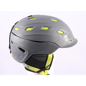51 52 53 54 skihelm/snowboardhelm SMITH VANTAGE, grey/green,, Sport en Fitness, Verzenden, Gebruikt