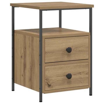 Table de chevet chene artisan - Seconde chance durable, Maison & Meubles, Verzenden