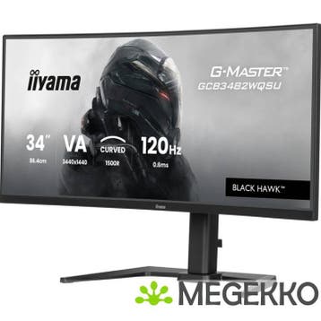 Iiyama G-Master Black Hawk GCB3482WQSU-B1 34  Utra Wide Quad, Verzenden, Nieuw