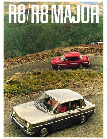 1965 RENAULT R8 BROCHURE FRANS, Nieuw