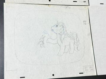 Toei Animation - 4 Oorspronkelijke animatietekeningen - My