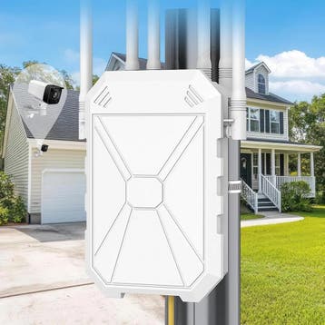 N300 outdoor wifi-repeater met 6 antennes, outdoor lange..., Bricolage & Construction, Ophalen of Verzenden