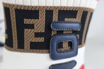 Fendi - Mania High-Top Knit Sock Sneaker - Sneakers - Maat:, Kleding | Heren, Schoenen, Nieuw