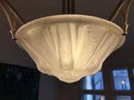 Muller Frères - Lampe - Verre, Fer - Plafonnier art déco