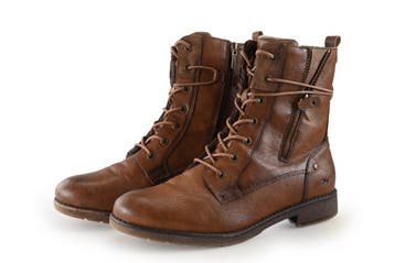 Mustang Enkellaarzen in maat 41 Bruin, Kleding | Dames, Bruin, Verzenden, Lage of Enkellaarzen, Zo goed als nieuw