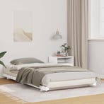 vidaXL Bedframe Wit 80 x 220 cm Massief grenenhout, Huis en Inrichting, Slaapkamer | Bedden, Verzenden, Nieuw