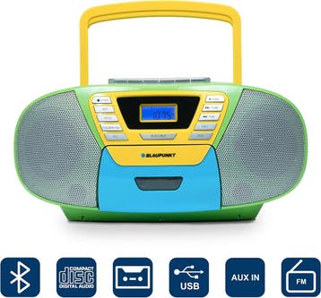 Draagbare radio - Boombox - CD Speler - Blaupunkt USB, MP3-w, Audio, Tv en Foto, Verzenden, Nieuw