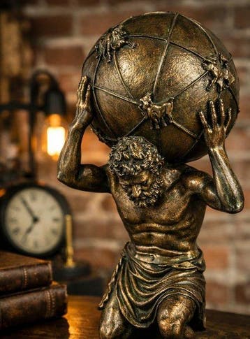 Art House - (after) Artus Quellinus - Figuur - ***ATLAS WITH