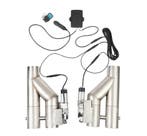 Dual RVS Uitlaat klep 3inch met afstands bediening, Ophalen of Verzenden, Nieuw
