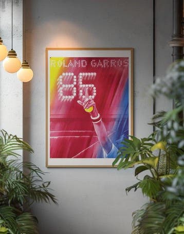 Jacques Monory - Roland Garros “85” | IML Paris, litografia