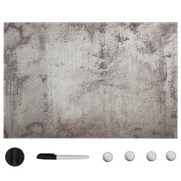 vidaXL Magneetbord wandmontage 50x30 cm glas, Verzenden, Nieuw in verpakking