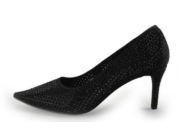 Via Della Rosa Pumps in maat 38 Zwart, Kleding | Dames, Pumps, Verzenden, Zwart, Zo goed als nieuw