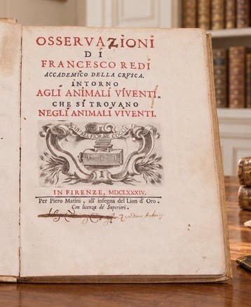 Francesco Redi - Animali Viventi che si trovano negli