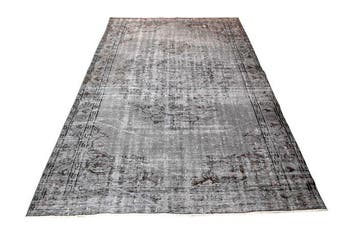 Grijs vintage - Vloerkleed - 245 cm - 160 cm - met, Nieuw