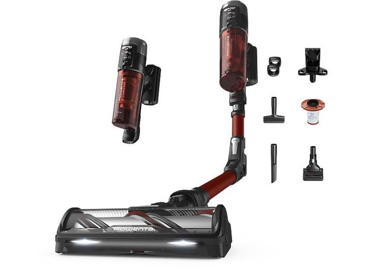Rowenta -  X-force Flex 13.60 Animal  Steelstofzuiger Rood, Elektronische apparatuur, Stofzuigers, Nieuw, Reservoir, Minder dan 1200 watt
