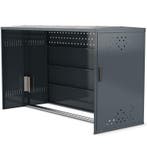 Fietsbox 1 fiets plat dak uitbreiding met zijwand - RAL 7016, Verzenden, Nieuw