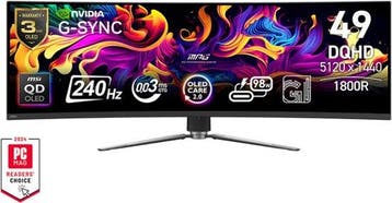 MSI MPG491CQPX QD-OLED Gaming Monitor — nieuw, Computers en Software, Verzenden, Nieuw