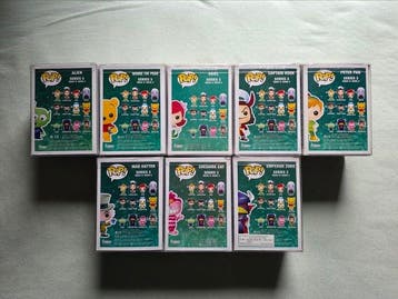 Funko - Funko Pop Peter Pan; Captain Hook; Ariel; Winnie the