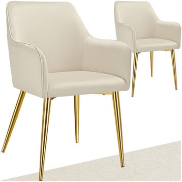 Eetkamerstoel Avane, fluweellook, gestoffeerd, Huis en Inrichting, Stoelen, Verzenden, Nieuw