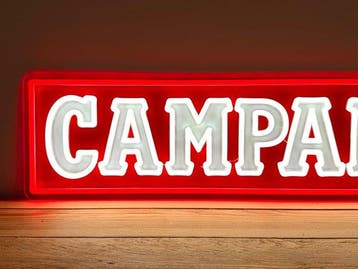 Campari - Enseigne lumineuse au néon - Plexiglass