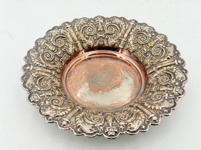 Tafelmiddenstuk - waterspuwers - Verzilverd messing -, Antiek en Kunst, Curiosa en Brocante