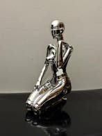 GF Exclusives - Chrome Female Robot Sculpture Artwork By: GF