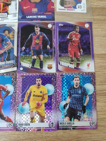 Topps & Panini & Etc Lot Lamine Yamal & Other Cracks