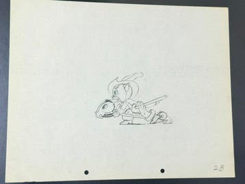 Walt Disney - Ambrose Productietekening - The Robber Kitten, Nieuw