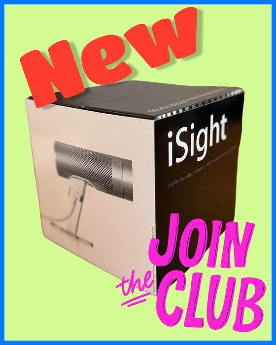 Apple iSight NEW - Computer - In originele verpakking, Games en Spelcomputers, Spelcomputers | Overige Accessoires