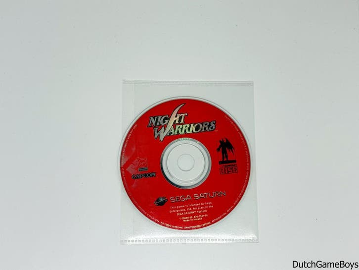 Sega Saturn - Night Warriors - CD Only, Consoles de jeu & Jeux vidéo, Jeux | Autre, Envoi