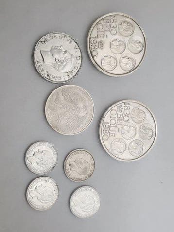 Wereld. Collection of silver coins (Zonder minimumprijs)