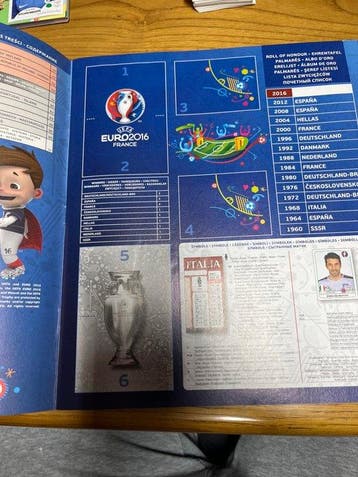 2016 Panini Euro 2016 Original edition - 95 Incomplete loose