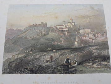 Italie; W.l.Leitch - La città e il convento di Piazza, Livres