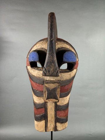 Prachtige kifwebe-masker - Songye - Congo RDC (Zonder
