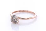 Ring - 14 karaat Roségoud - 0.93ct. tw. Diamant (Natuurlijk, Nieuw