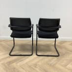 complete set van 2 stuks Sitland vergaderstoelen, zwart