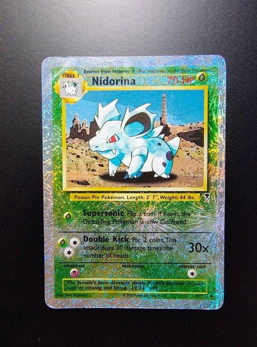 Pokémon - 2 Card - Nidorina Reverse Holo - Energy Retrieval, Hobby en Vrije tijd, Verzamelkaartspellen | Pokémon