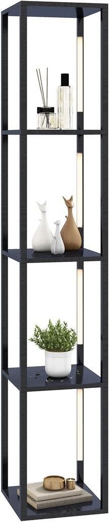 Vloerlamp - Staande lamp - 163 cm - Zwart - COSTWAY, Verzenden, Nieuw