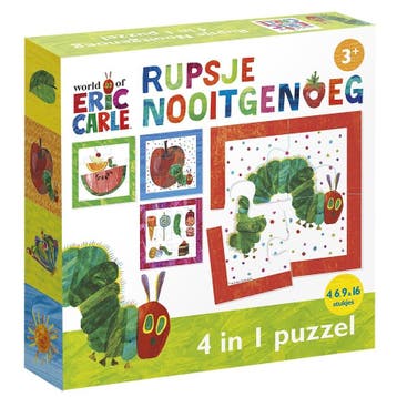 Rupsje Nooitgenoeg 4- In 1 Puzzel, Verzenden, Nieuw