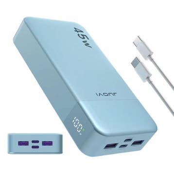 Powerbank 45W - 20.000mAh - 4 Oplaadpoorten - Externe Accu, Verzenden