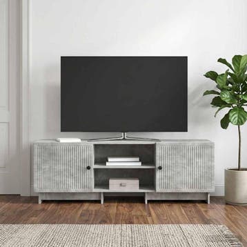 vidaXL TV Kast 150 x 31 x 50 cm Betongrijs Geconstrueerd, Huis en Inrichting, Verzenden, Nieuw